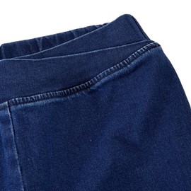 Nivne Tco Tween Girls Flare Jeans - Long Bell Bottom Wide Leg Denim Pants,Crossover Flare Leggings for Girls (US, Age, 10 Years, Blue)