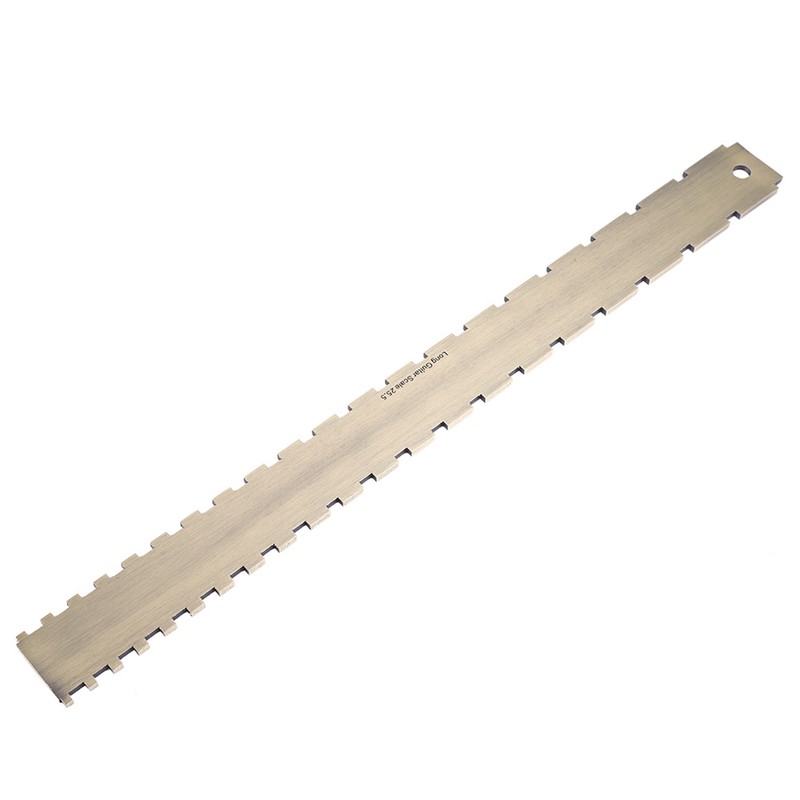 Practical 24.75 Notched Fret Board Straight Edge Luthiers Tool for