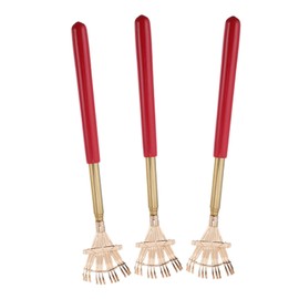 ORFOFE 3pcs Back Scratchers with Wide Rake Head Lightweight Telescoping Scratching Stick for Efficient Itch Relief Portable and Easy to Hold for Home and Travel