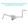 Renogy Solar Panel Mounting Curved Z Bracket-Set of 4 for