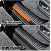 Edinstry 4pcs Car Door Edge Reflective Stickers Protection Guard Strips