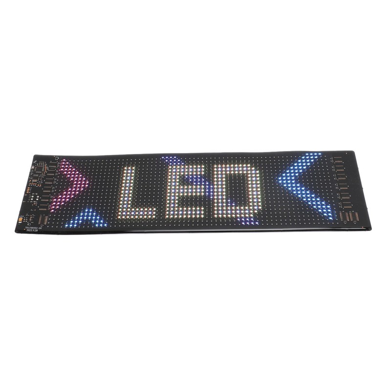 LED Car Sign Professional 13.7x4.0inch Thin Waterproof Scrolling Programmable Flexible