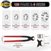 120PCS 5 Sizes PEX Clamps Kit with Plier, 1/2'', 3/4'',