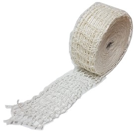 Ham Net, Roll-Up Roast Net, Smoking Net, White, Natural, 16 Calibre, Elastic, 5 m