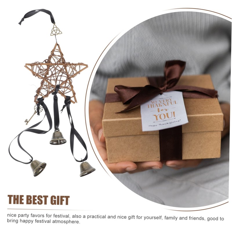 Ipetboom 1Pc Decorative Bell Pendant Unique Witchcraft Hanging Bell for
