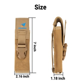 LinkWheres Polyester Folding Saw Bag, Can Hold 7-Inch Folding Hand Saw, Color Brown