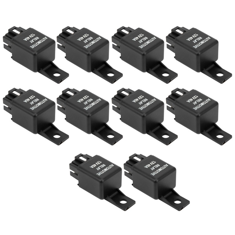 10Pcs DC12V 40A Automobile Car Air Conditioner Condensers Relay with