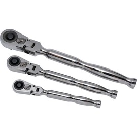 TRUSCO TFRH3-SP Handle Swivel Oscillating Ratchet Handle 0.37 inches (9.5 mm)