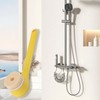 Electric Bath Brush Exfoliating Multifunctional with 6 Attachments Auto Rotation