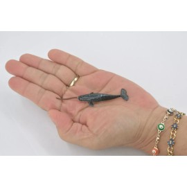 Collectible Wildlife Gifts Whale Narwhal Unicorn of the Sea Rubber Realistic Toy Model  Gift 3" CH538 BB159