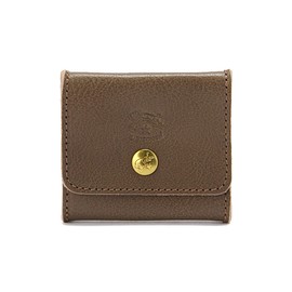 IL BISONTE Coin Purse, Coin Purse, Leather, Genuine Leather, Cowhide Leather, Women's, Men's, Unisex, gray