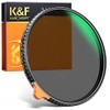 K&F Concept 67mm 1/4 Black-Mist & Variable ND2-32 Filters, Multi-functional Black Diffusion Adjustable ND 2-in-1 Filters Neutral Density for DSLR Lens
