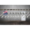 NAHANCO 505 Plastic Dress Hanger, Middle Heavy Weight, 17", Clear