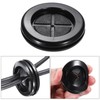 sourcing map Rubber Grommet Round Double-Sided Mount Dia 40 mm