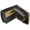 WILD THINGS ONLY !!! Men's Genuine Leather Wallet with All-Round