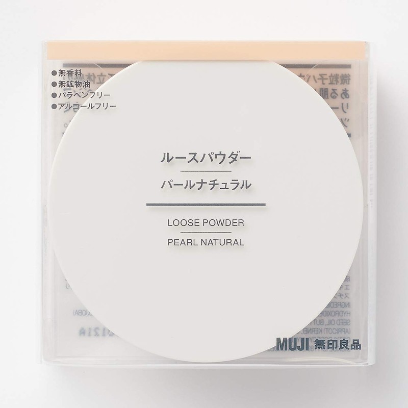 Muji 02867881 Loose Powder, Large, Pearl Natural, 0.6 oz (18