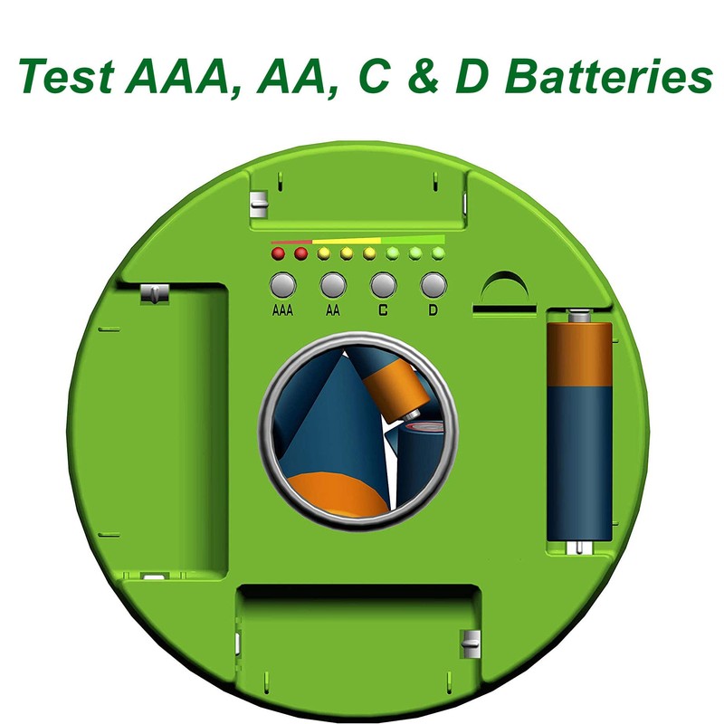 ECO Battery Bin - Test, Store & Recycle AA, AAA,