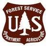 4" Brown Us Forest Service Shield Sticker