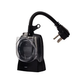 NSi Industries TORK 642E Outdoor Heavy-Duty 15-Amp 24-Hour, 7-Day Digital Plug-In General