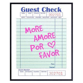 Cute Art Eclectic Wall Decor - Love Quotes Wall Decor for Women Woman - Pink Maximalist Wall Decor - Romantic Bedroom Decor - Heart Wall Art - Aesthetic Living room Decor - Happy Quotes