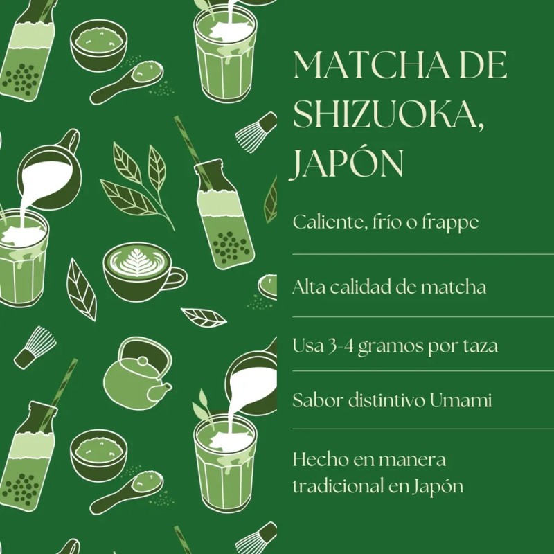 Matcha Japones 250g Grado Ceremonial 100% Puro Para Bebidas