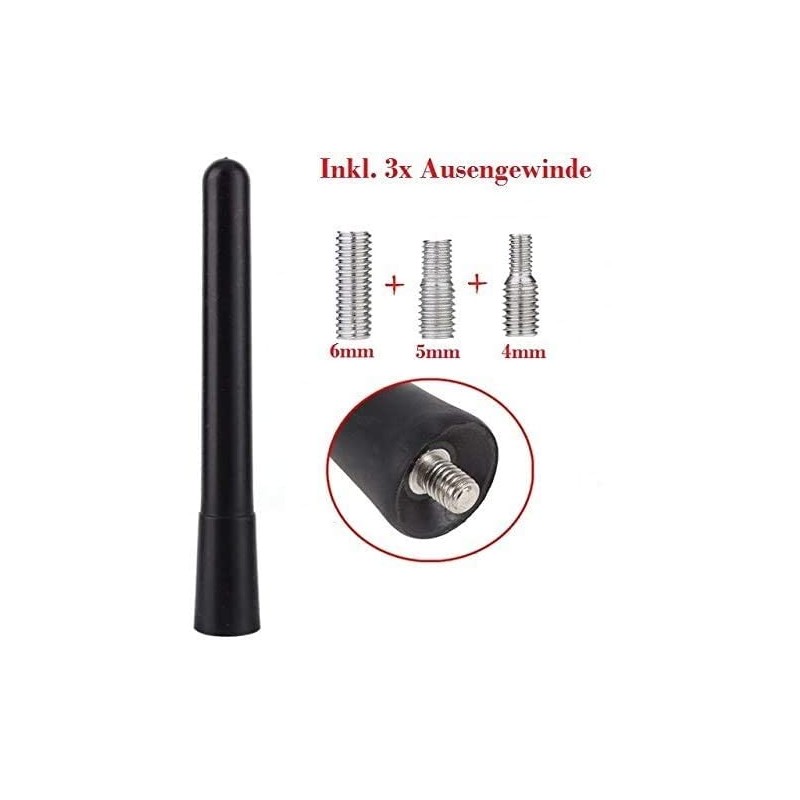 Kurzstab Auto-Antenne Inion - Perfekter Empfang - UNIVERSAL - für
