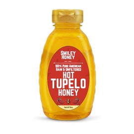 Smiley Honey Hot Tupelo Honey Raw and Unfiltered (8 oz)