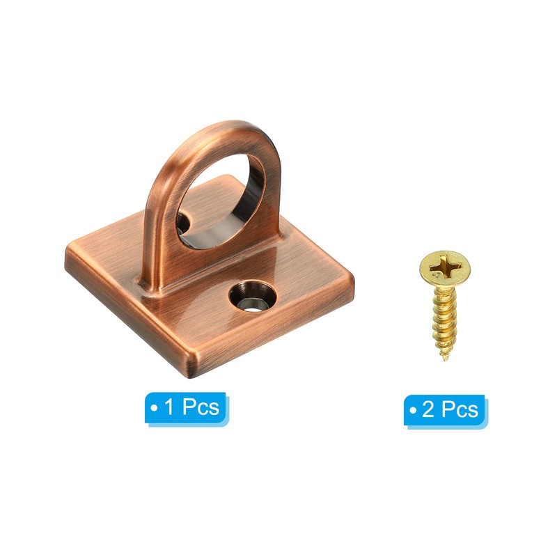 PATIKIL Pad Eye Plate U Hooks, Metal Ceiling Hook Wall