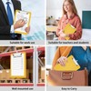 Hongri A5 Clipboard with Storage, Metal Retractable Pen Holder, 6