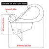 HAIWEN Boat Anchor Hook Sliding Hook,Stainless Steel 316 Knotless Anchor