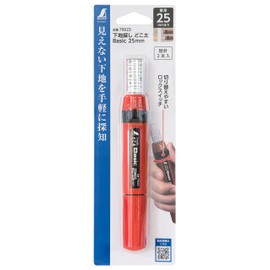 Shinwa Sokutei 79023 Basic, 1.0 inches (25 mm), Needle-type Ground Finder for Gypsum Board