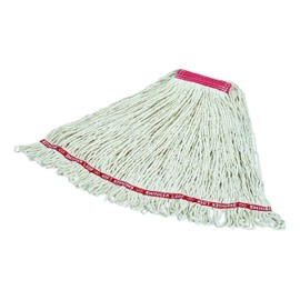 Rubbermaid Commercial Swinger Loop Wet Mop, Large, White, FGC11306WH00