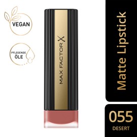 Max Factor Velvet Matte Lipstick Desert 55 - Long Lasting & Moisturising Matte Lipstick