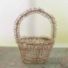 Factory Direct Craft Sparkling Gold Mesh Metal Baskets