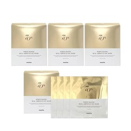 Mastina Gel Mask Pack White Mastic Real Gel Mask 4 Boxes / 매스티나 겔 마스크팩 화이트 매스틱 리얼 겔마스크 4박스