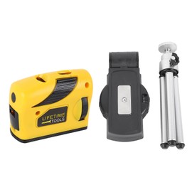 Nivel Láser Autonivelante, Nivel Autonivelante, Nivelador Infrarrojo de Línea Cruzada Automático con Trípode, Herramienta de Bricolaje para Carpintería en el Hogar