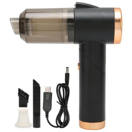 Handheld Vacuum Cleaner Cordless 90° Foldable 9000Pa 4000mAh Battery Rechargeable LED Light for Car Home Black