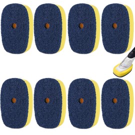 Sponge Brush Refills for OXO Soap Dispensing Dish Brush - 8 Pack Dish Cleaning Soap Dispensing Head Replacement for Scrubber