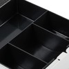 Relaxdays Lockable Cash Box, Removable Insert, 4 Compartments, Iron Cash