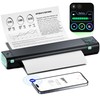 Phomemo Portable Printer with Touchscreen, Upgraded M08D Bluetooth Wireless Thermal