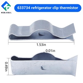 4pc 633734 RV Refrigerator Clip Thermister Mounting Clip Replacement Compatible with Norcold 618548/1200/1210/2117/ N1095/N41X/N51X/N61X/N62X/N64X/N81X/N82X/N84X 634677 629409 633734 637360 621991001