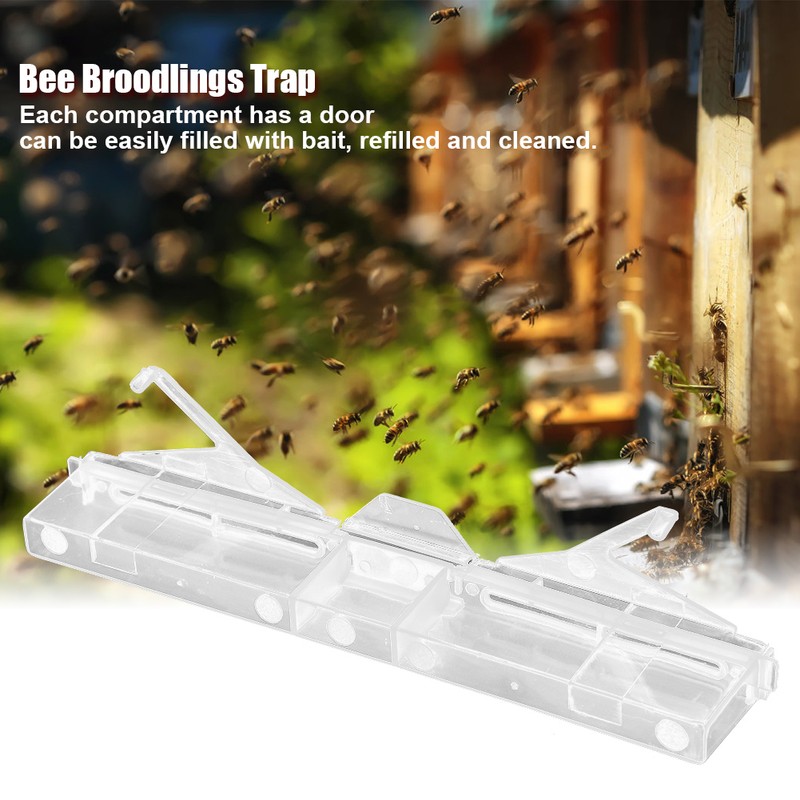 20pcs Small Hives Beetle Trap Broodlings Collector Plastic Portable Beekeeping
