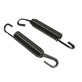 Jackspania Racing 2 x 80mm Stainless Steel Exhaust Springs Swivel Hook