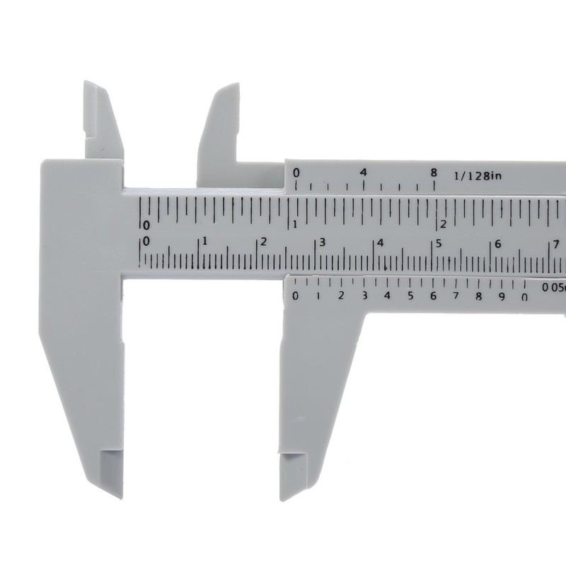 150MM Vernier Caliper, Plastic Sliding Measuring Device for Makeup Measure