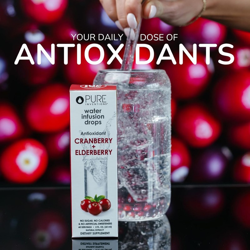 Pure Inventions - Antioxidant Fruit Extract Formulations Water Enhancers (60
