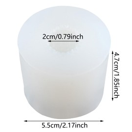 XIAOSHUI Strawberry Silicone Candle Mold Strawberry Candle Molds Strawberry Resin Casting Mold for Candle Making Candle Home Decorate Mold Aromatherapy Gypsum Candles Clay Craft