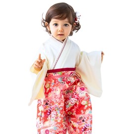 Sweet Mummy Baby Hakama, Boys and Girls, Hakama, Romper, Girls, 100% Organic Cotton, Kimono Shrine Visit, First Festival, Children's Day, Tango Festival, Newborn, First Eating Festival, Hinamatsuri,