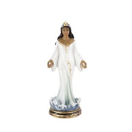 DRW Figure of Yemaya Standing White 13 cm, Multi-Coloured, estandar