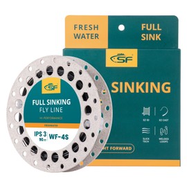 SF Full Sinking Fly Fishing Line Weight Forward Taper Fly Line WF7S 90FT IPS5