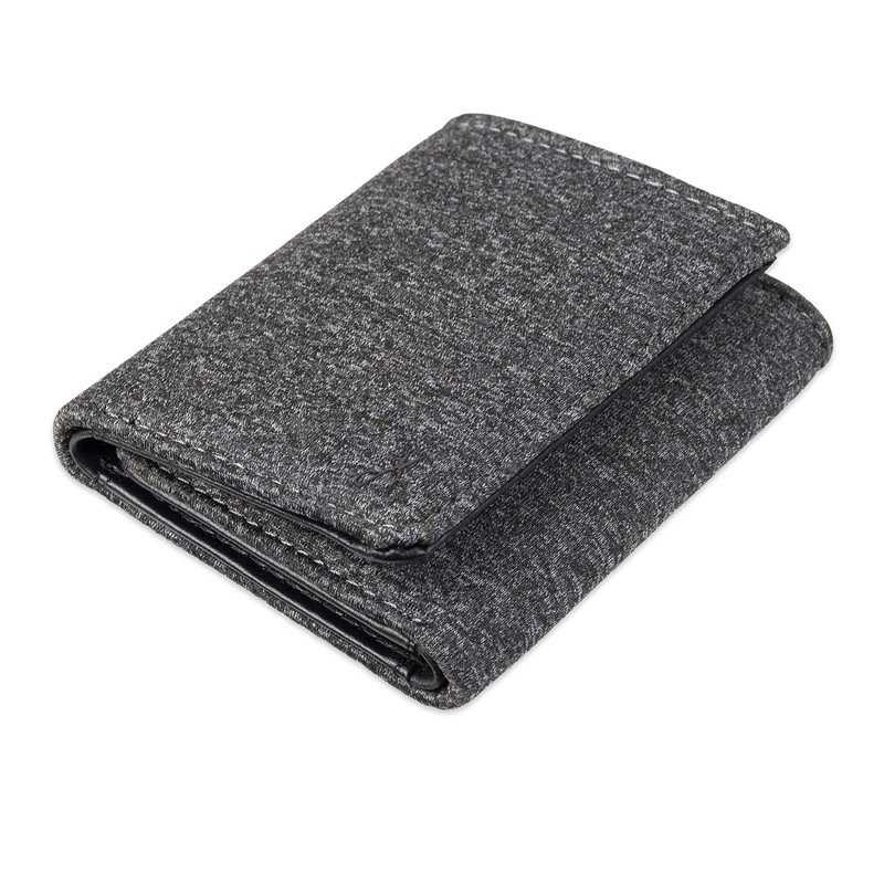 Damen + Hastings Men's RFID Extra Capacity Trifold Wallet, Heather